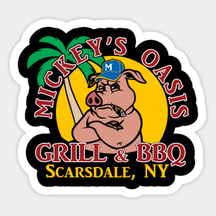 Micky's Oasis Grill & BBQ Sticker